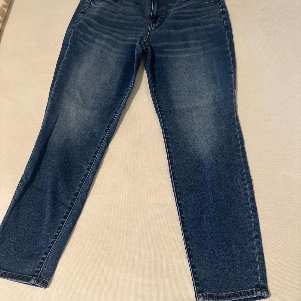 American Eagle Outfitters Dark Blue Straight Leg Jeans